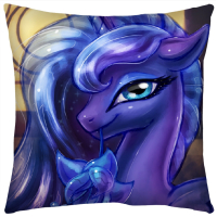 My little Pony Luna met bloem kussen 40x40 cm (sloop + kussen)